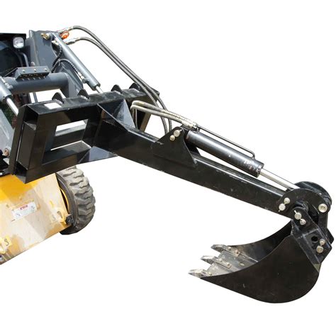 excavator or skid steer|backhoe attachment for skid loader.